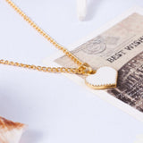 color heart pendant necklace