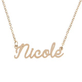 Fashion Chain Unisex Name Collar Chain Necklace