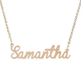 Fashion Chain Unisex Name Collar Chain Necklace