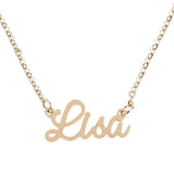 Fashion Chain Unisex Name Collar Chain Necklace