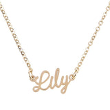 Fashion Chain Unisex Name Collar Chain Necklace