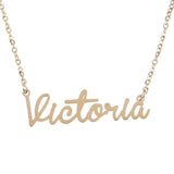 Fashion Chain Unisex Name Collar Chain Necklace