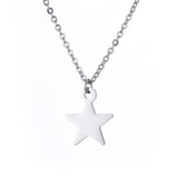 Long Chain Big Star Necklace