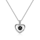 100 languages I love you Projection Pendant Necklace