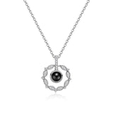100 languages I love you Projection Pendant Necklace